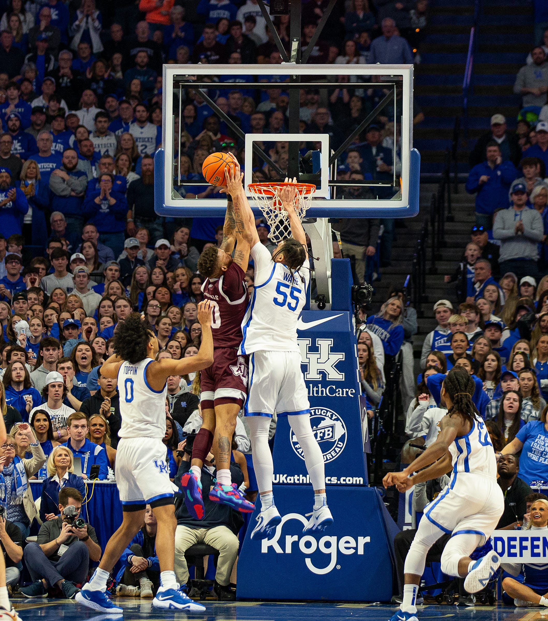 Kentucky vs Texas A&M basketball game Wildcats win 3rd game in a row
