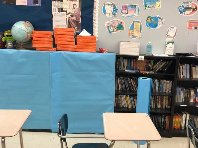 Some teachers in Manatee County have covered up their classroom libraries to avoid prosecution under a new Florida law that requires all library books to be approved by a certified media specialist.