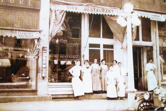 The City Restaurant, shown in this 1913 photo, was at 102 N. Front St., Fremont.