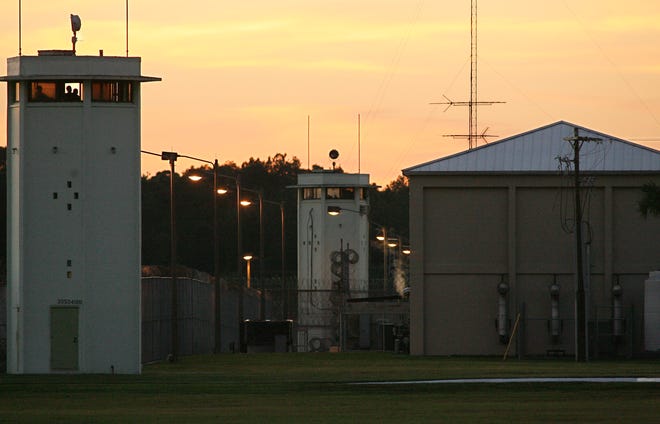 Guard towers at Florida State Prison in Raiford, Fla.