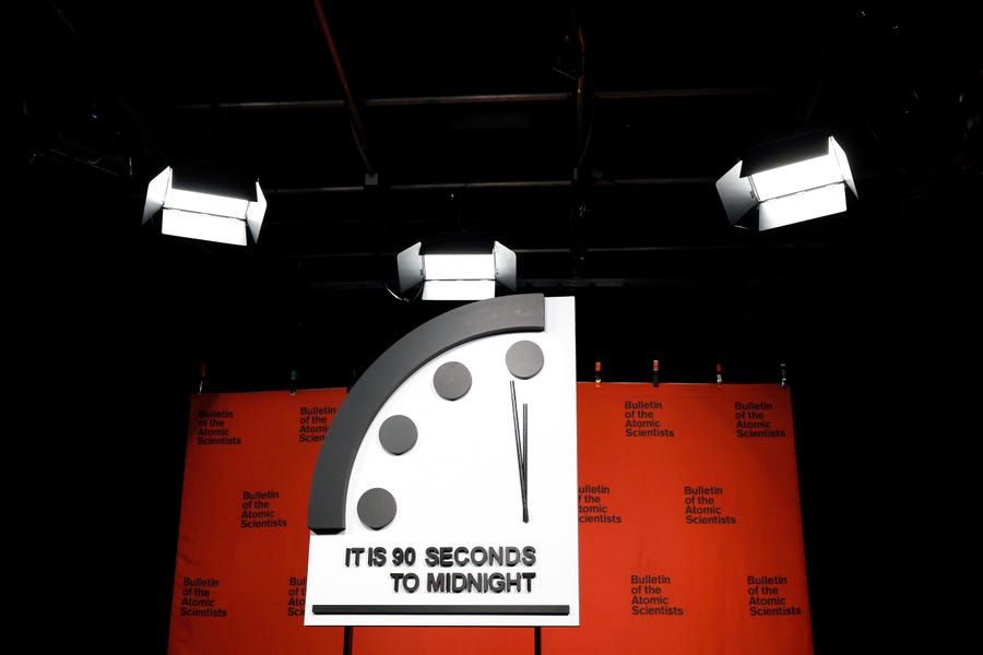 Doomsday Clock moves 90 seconds to midnight