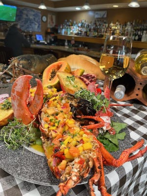Lobster with Tropical Fruits by Chef José Artur Cabral.