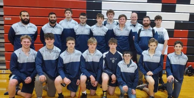 The Sault Ste. Marie wrestling team placed sixth out of 17 squads at the U.P Finals on Saturday in Marquette.