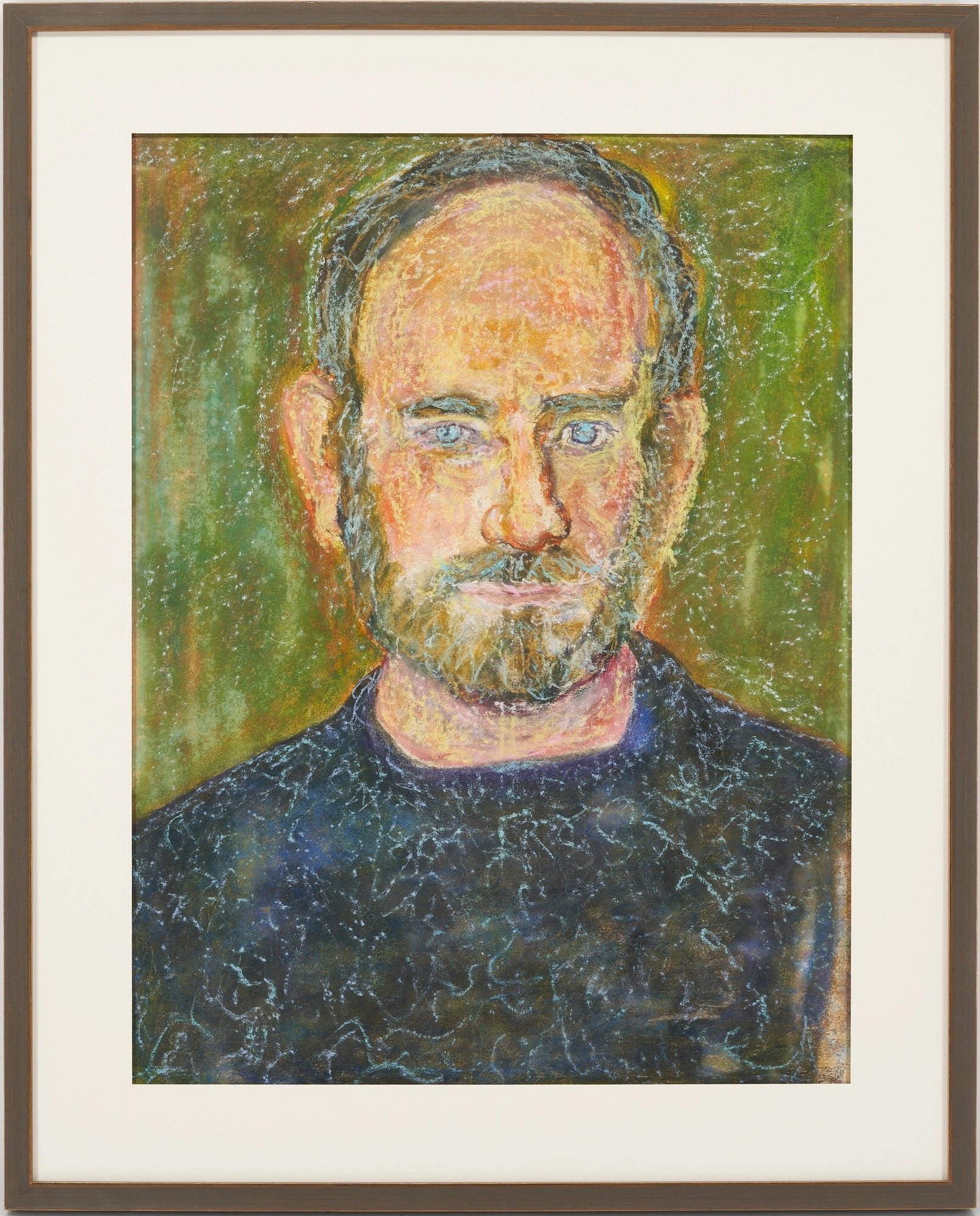A pastel painting entitled “Portrait of a Man” by renowned artist and Knoxville native Beauford Delaney is up for auction by Case Auctions on Jan. 28, 2023.