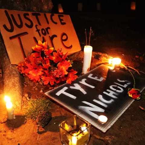 Family and supporters of Tyre Nichols gathered for