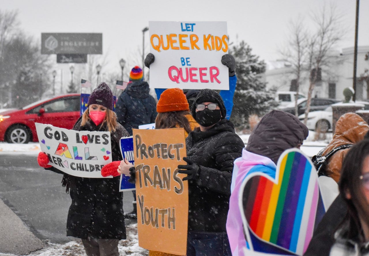 jsonline.com - Quinn Clark - Panel of right-wing activists claim schools are 'sexually grooming' children by teaching gender identity, event at Pewaukee hotel draws protests
