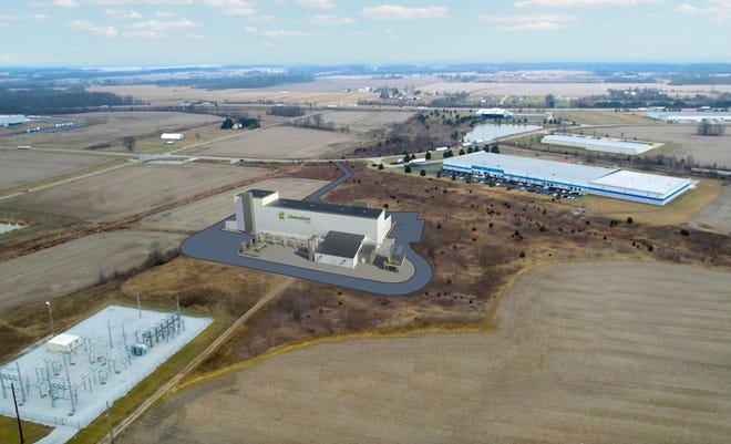 Liberation Labs is building a biomanufacturing facility (rendered here) in Richmond's Midwest Industrial Park.