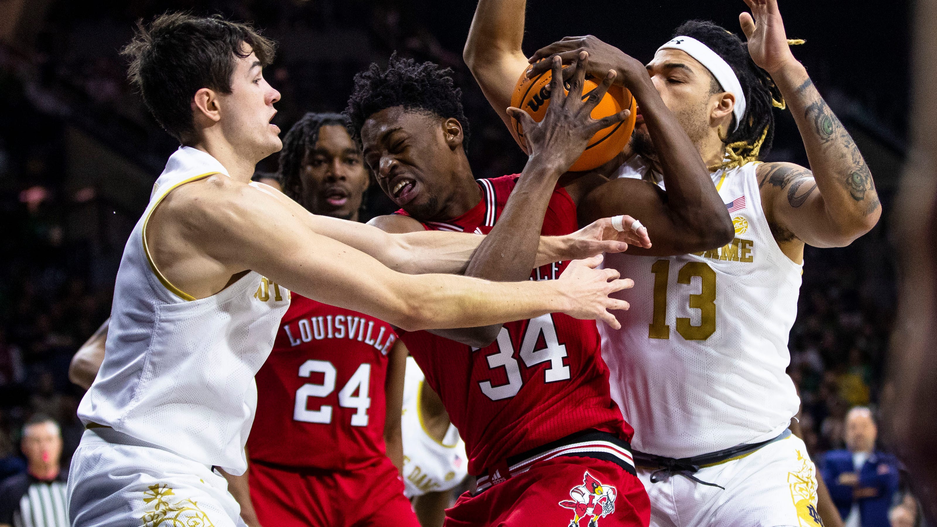 Louisville vs Notre Dame: Emmanuel Okorafor has solid debut for Cards