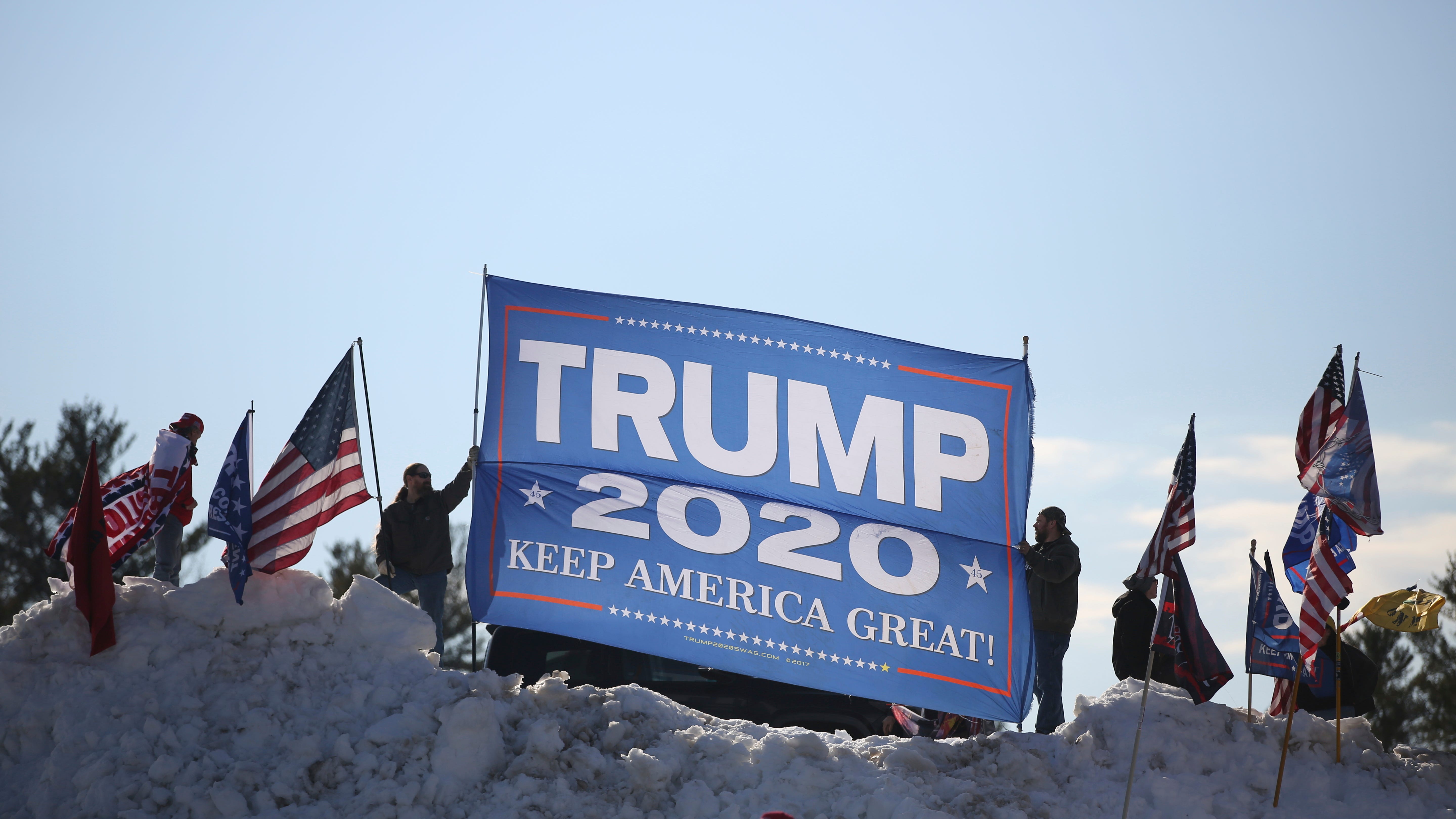 Donald Trump hits campaign trail in New Hampshire, South Carolina
