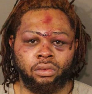 A photo of Timothy Davis, then 31, of the South Side, taken at the Franklin County jail following his arrest by Columbus police in September 2017 on outstanding warrants, including assault on a police officer in 2016 for which he was latter convicted.