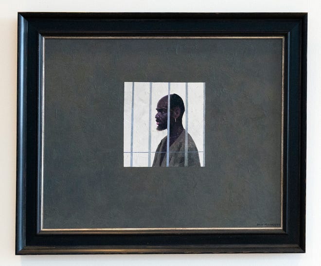 Dean L. Mitchell, "No Way Out," 2003, oil on canvas. Gift of Kathryn Flynn.