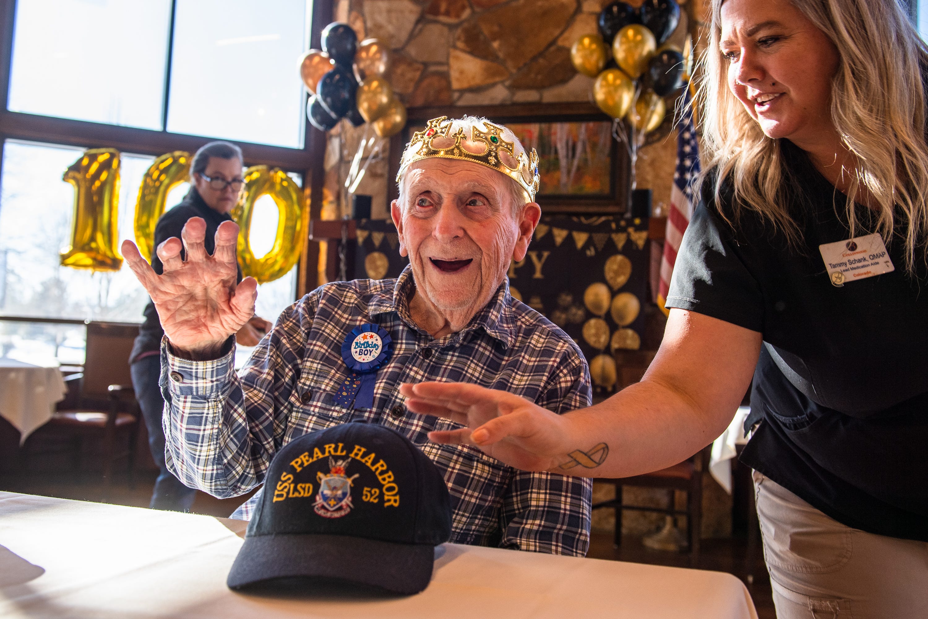 'I feel just fine': Pearl Harbor attack survivor celebrates 100th birthday