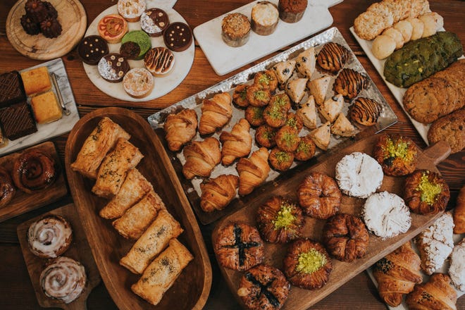 Pastries featured at Souk bakery.