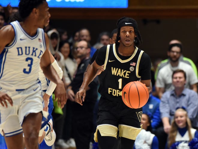 Florida transfer Tyree Appleby has become one of the best guards in the Atlantic Coast Conference this season for Wake Forest, which visits Notre Dame on Saturday.
