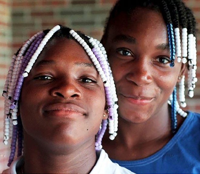 Serena Williams and sister Venus Williams were inspired by the pioneers of black tennis and would inspire a different generation. (Palm Beach Post, USA TODAY Network)
