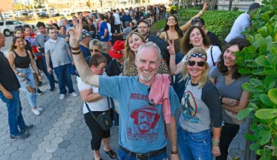 PHOTOS: Dedicated Bruce Springsteen Fans at Tampa's Amalie Arena