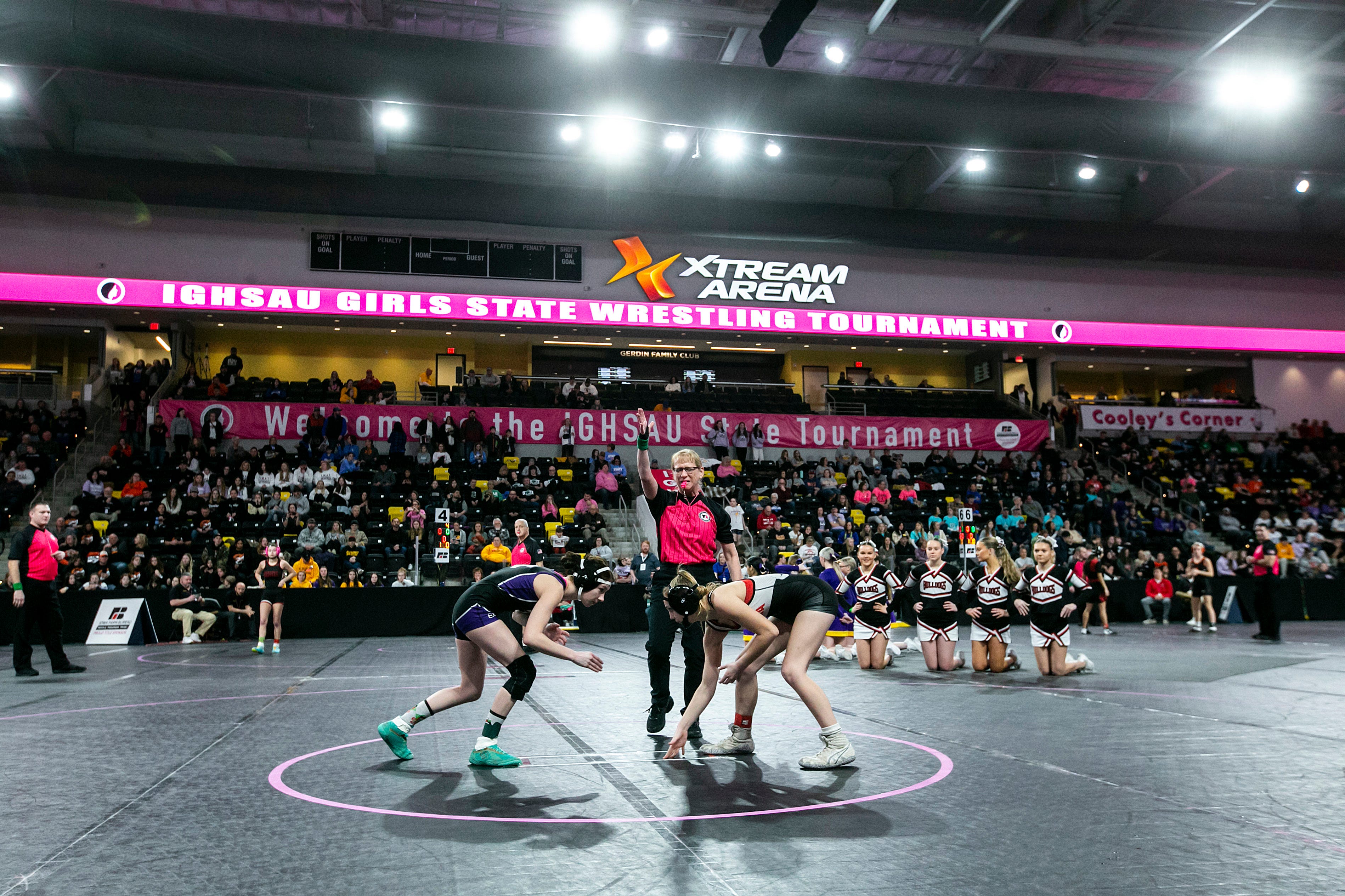 Iowa girls state wrestling tournament Full Day 1 results