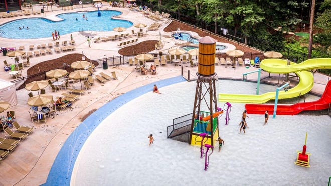 The water park in Carver will be modeled after this water park at Jellystone Park Golden Valley in North Carolina.