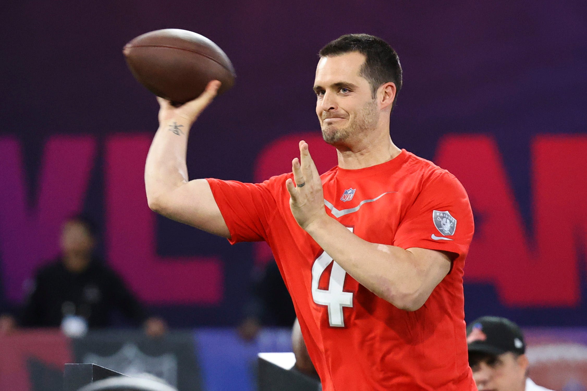 Derek Carr jokes about his playing career with Las Vegas Raiders at Pro Bowl Games