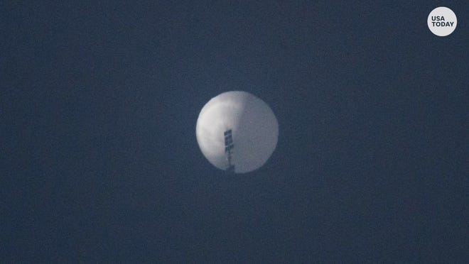 Chinese spy balloon spotted in US airspace