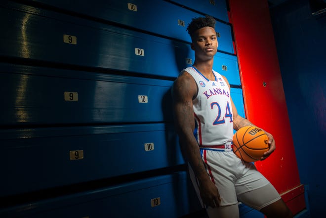 At 6 feet 7, Kansas sophomore KJ Adams might be the smallest center in college basketball. But he plays with a big heart, has a winning pedigree and, most important, owns his team's trust. Kansas will host his hometown Texas Longhorns on Monday.