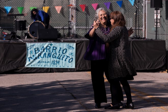 El Pasoans dance to music by local bands and DJs at the Duranguito Pachanga on Saturday, Feb. 4, 2023. The 'pachanga' celebrates the barrio and City Council's decision not to place the arena in Duranguito.