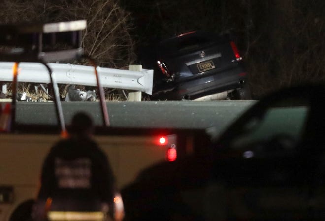 Delaware State Police investigate a fatal accident at New Linden Hill and Chadd Roads in Pike Creek, reported about 6:40 p.m. Friday, Feb. 3, 2023.