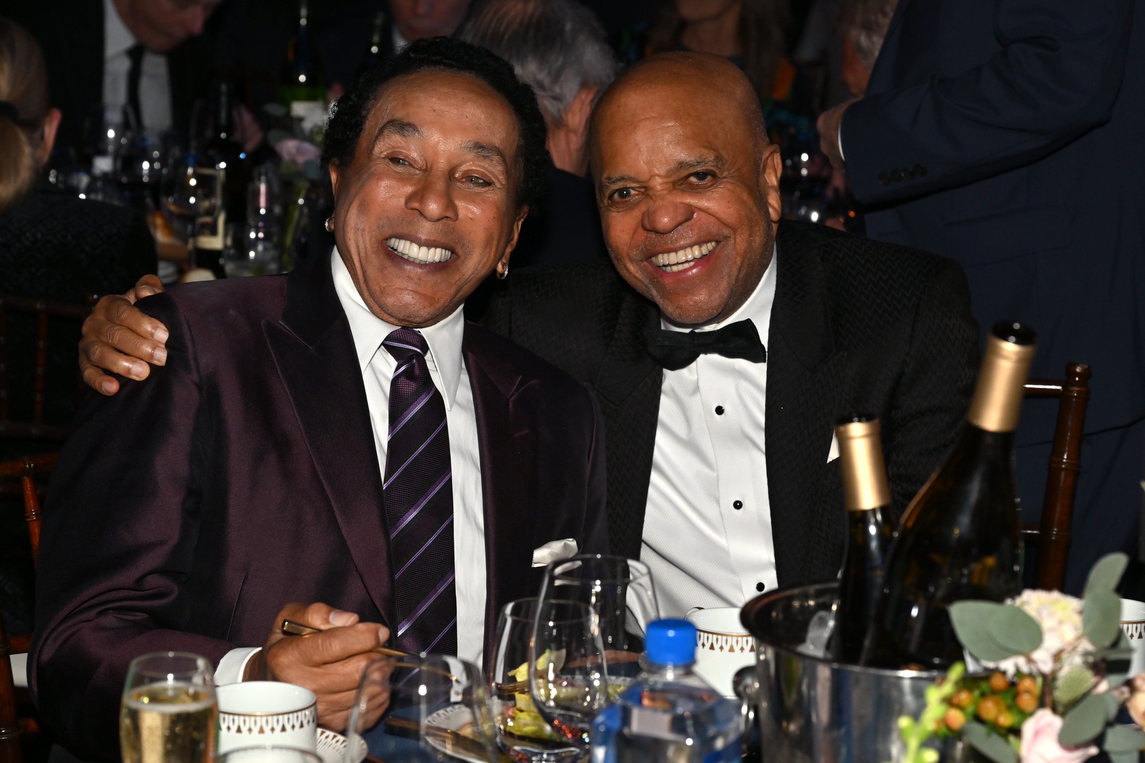 Smokey Robinson, Berry Gordy surprised by Stevie Wonder, Lionel Richie at MusiCares concert