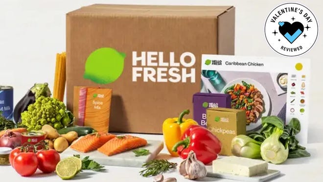 Get a tasty dish at your front door this Valentine's Day with HelloFresh and other meal kits on sale.