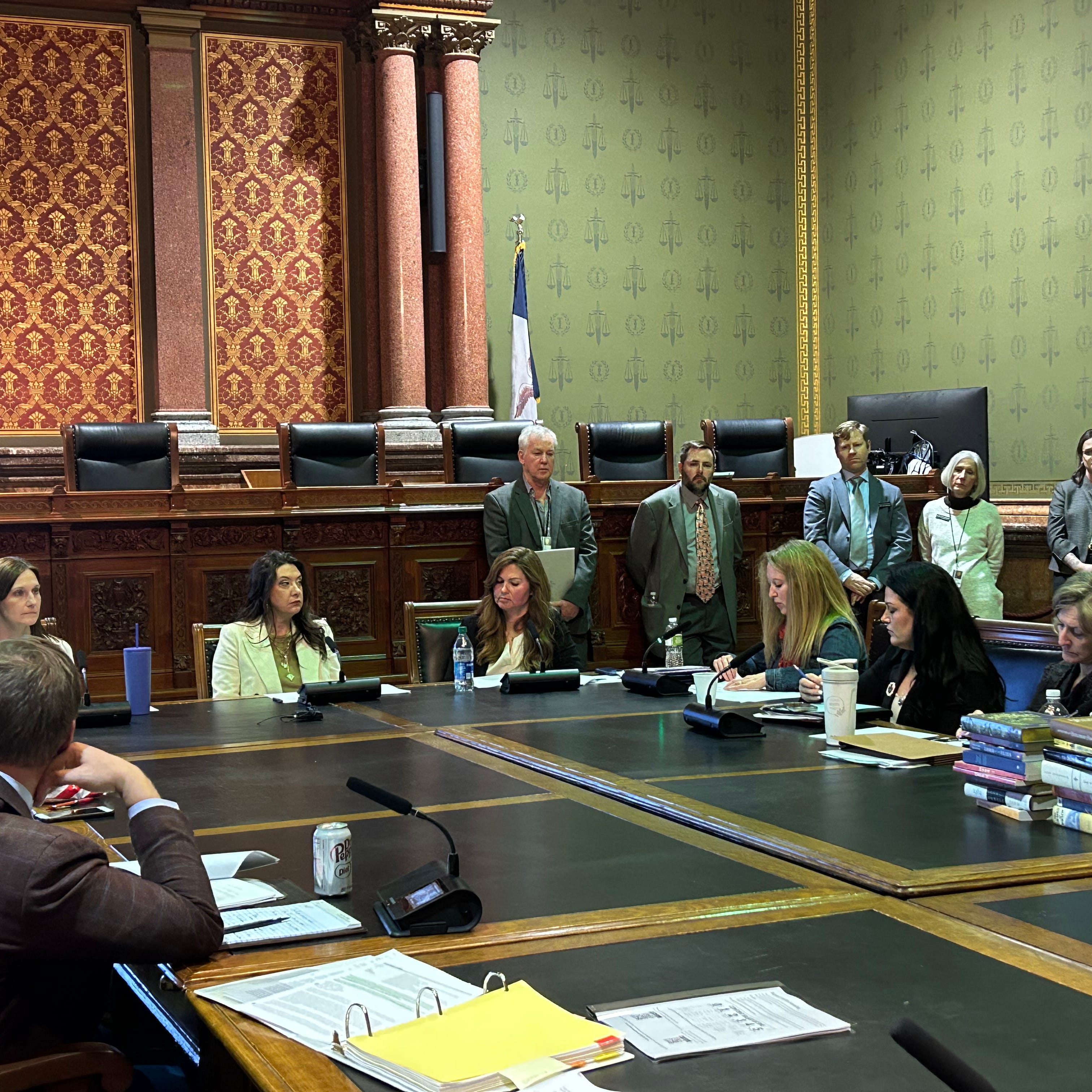 Several Iowa parents and members of the Moms for Liberty group told lawmakers about the difficulties of objecting to inappropriate books in schools.