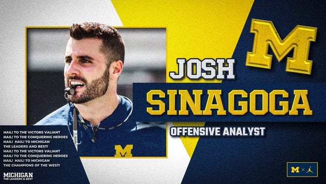 Sepak bola Michigan menambahkan Josh Sinagoga sebagai analis ofensif baru