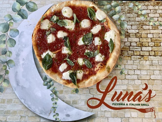 Luna's  Pizzeria and Italian Grill makes New York-style pizzas in Middletown.