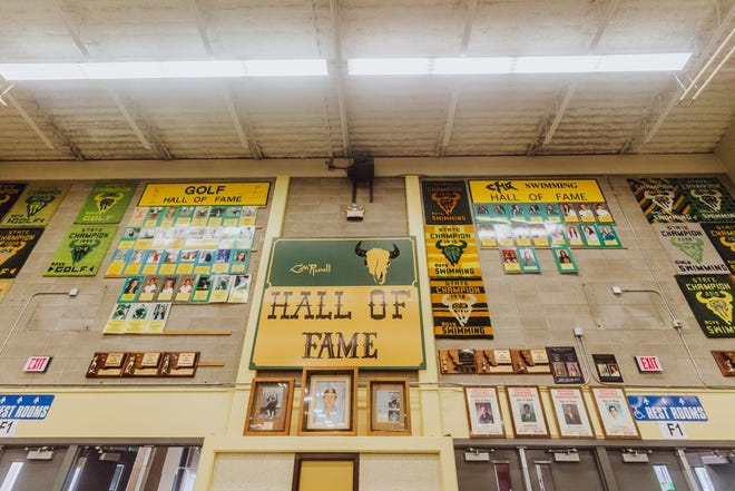 C.M. Russell High School has started the process of renovating its athletic Hall of Fame.