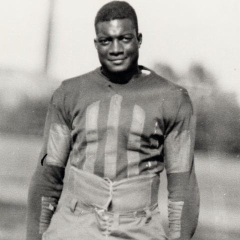Jack Trice as an Iowa State football player in 192