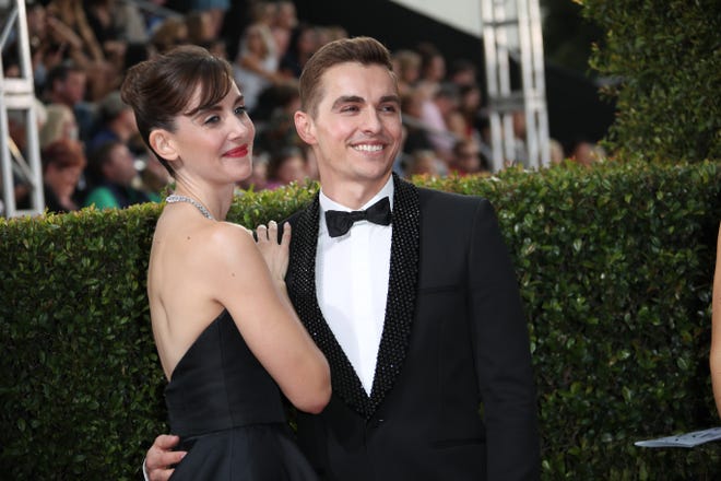 Alison Brie, left, and Dave Franco at the 2018 Golden Globes. "We're so supportive of one another," Franco says now. "She's almost more excited than me when I get a job."
