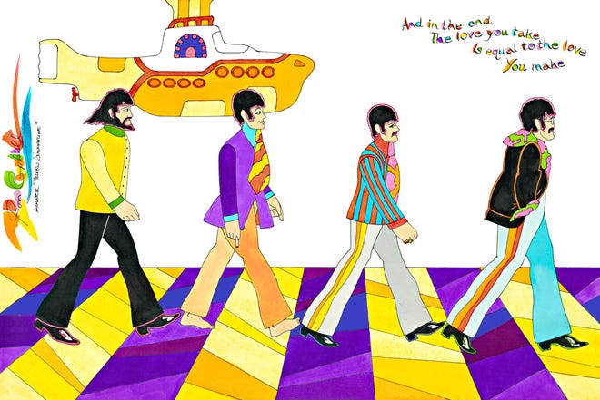 Beatles pop-up artwork present coming to Cuyahoga Falls this weekend