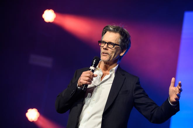 Actor Kevin Bacon was among the speakers at at the 2023 Veterinary Meeting & Expo held in January in Orlando.