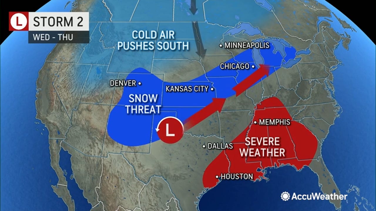 Tuesday weather forecast: Winter storm watches, winds hit across US Tuesday weather forecast: Winter storm watches, winds hit across US