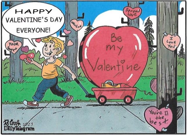 Bruce Petush: Happy Valentine's Day