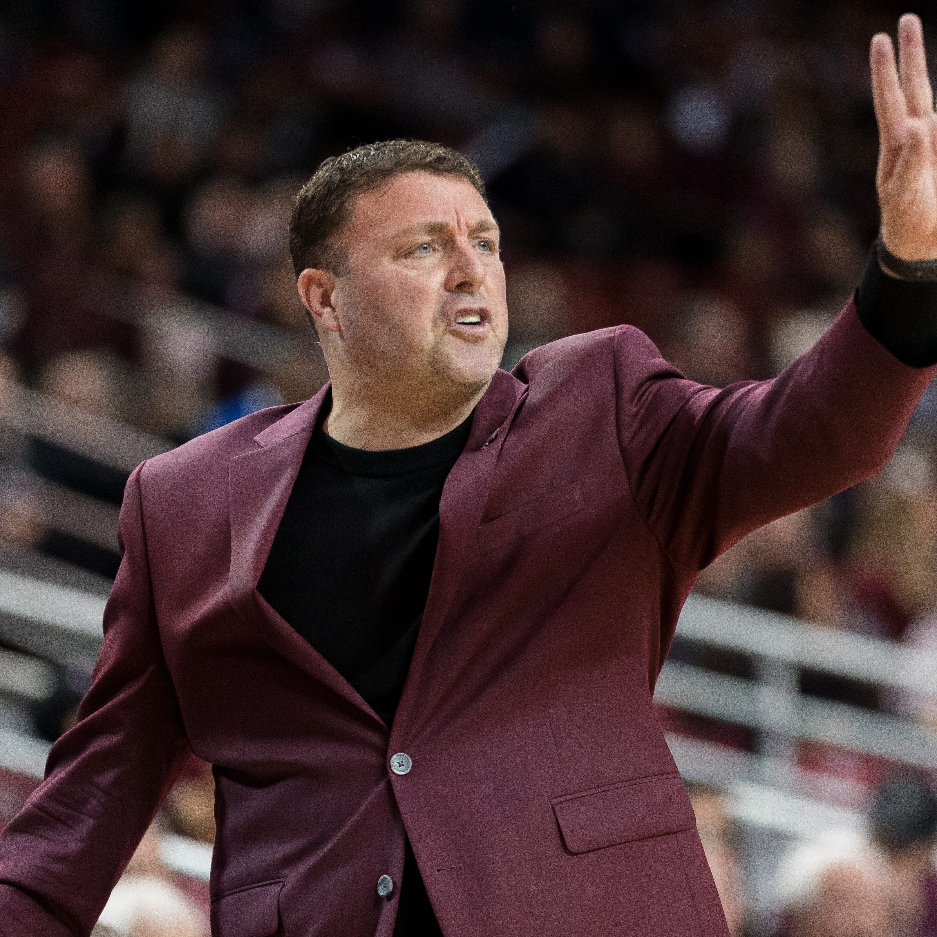 Greg Heiar and the New Mexico State men's basketball coaching staff have been placed on administrative leave, per the school.