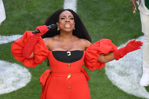 The one and only Sheryl Lee Ralph performed &quot;Life Every Voice and Sing,&quot; also referred as the Black national anthem, before kickoff.