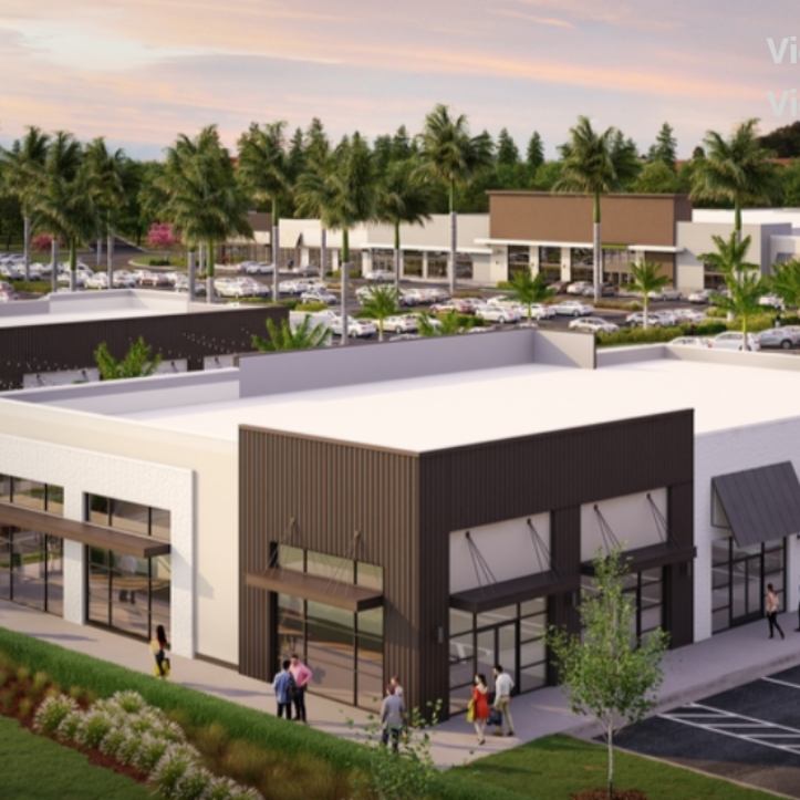 This artist's rendering depicts a portion of the future Viera Station commercial complex on Viera Boulevard.