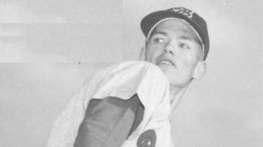 Bradley University strikeout king and Hall of Fame lefty Wyman Carey was a key part of the Braves' 1956 College World Series team.