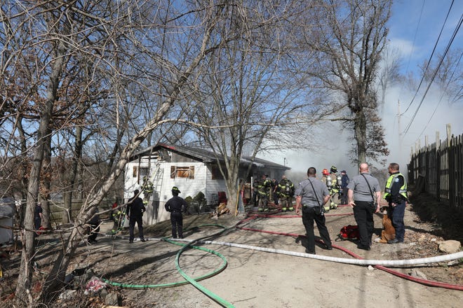 A family of five is homeless after a house fire on Brighton Boulevard in Zanesville on Wednesday.