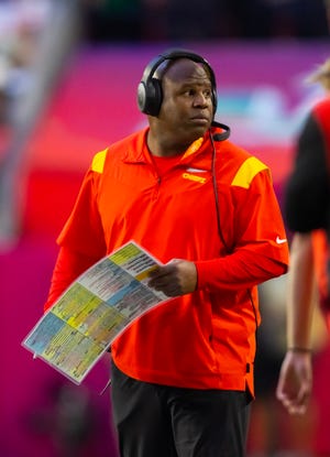 Chiefs offensive coordinator Eric Bieniemy has tutored QB Patrick Mahomes and orchestrated an offense that was No. 1 in the NFL twice in the last five years.