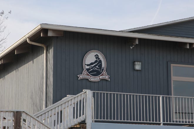 FILE - The Augusta Rowing Club boathouse on Wednesday, Feb. 15, 2023. Augusta Commissioners continued discussions on repairing the historic building Tuesday, but no decision was made.