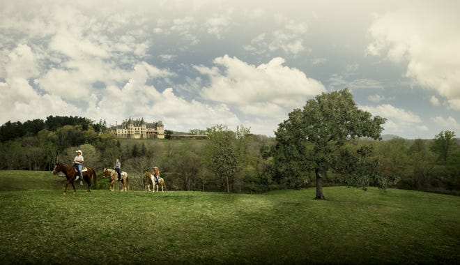 The Biltmore Estate offers many activities for guests, including horseback riding.