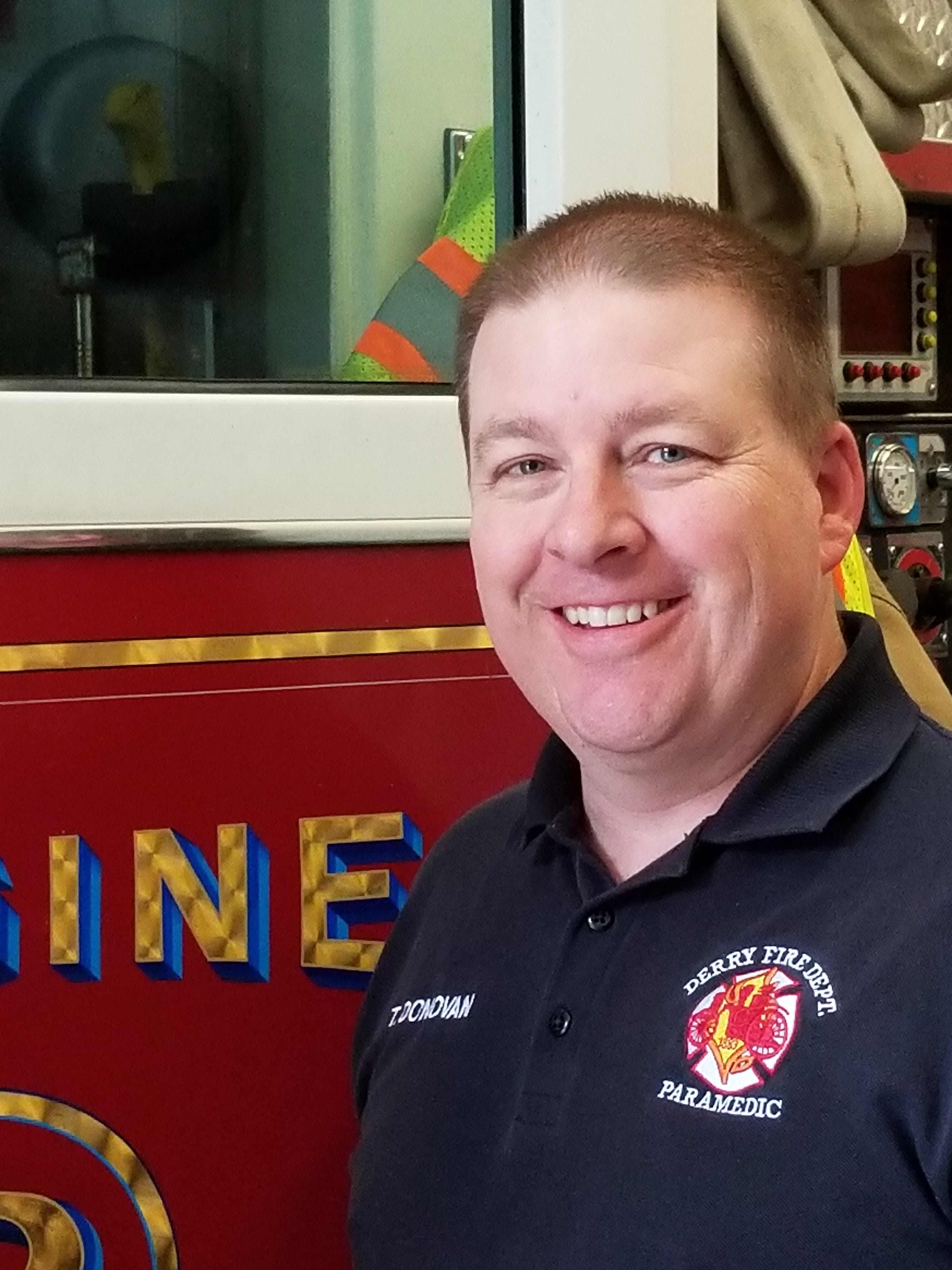 Todd Donovan recently retired from the Derry Fire Department.
