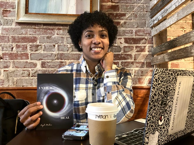 Angela Mickens, a standout high school and college basketball star from Staunton, has published her first book of poetry about her healing journey.