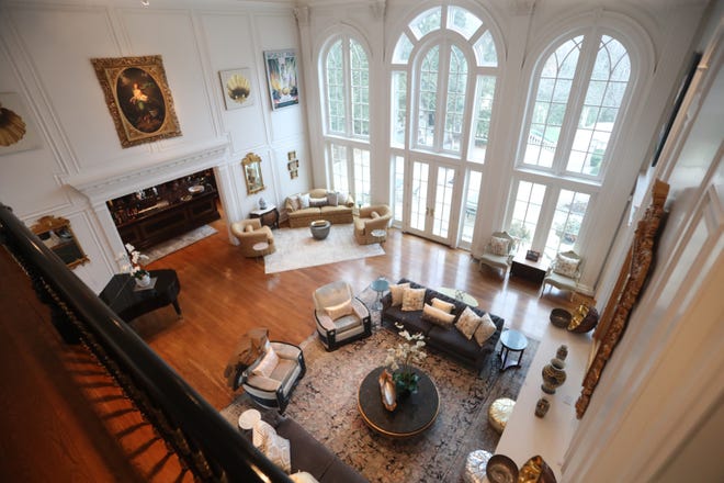 The great room of an eight-bedroom, 10-bathroom, 15,000 square foot, southern-and-European architecture inspired home in Prospect was built in 2002.
02/10/23